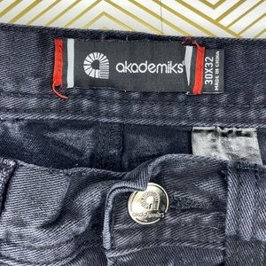 Akademiks Black Slim Fit Jeans